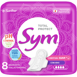 ABSORVENTE SYM 8UN COM ABAS SUAVE